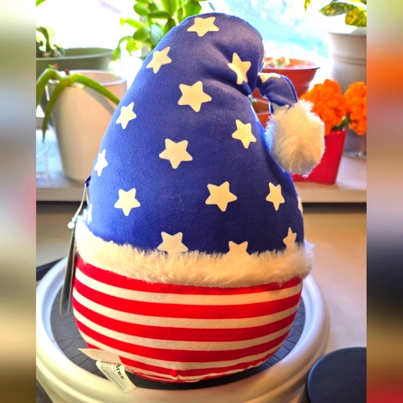 Squishmallows Rell the Stars and Stripes Gnome Plush - Picture 6 of 8